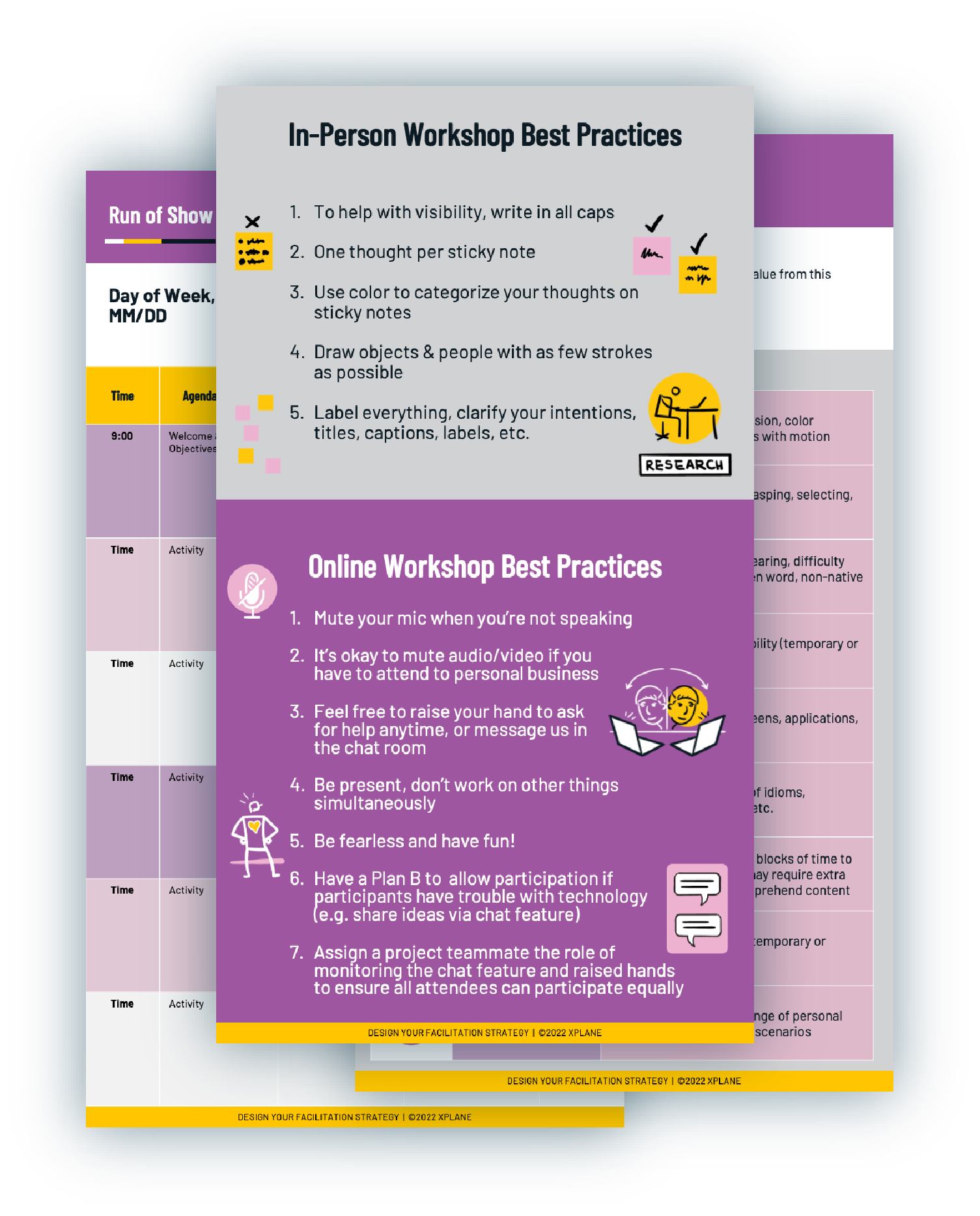 Thumbnail of three slide templates available for download