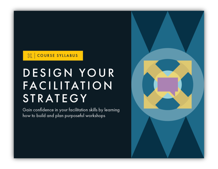 Design Your Facilitation Strategy course syllabus cover