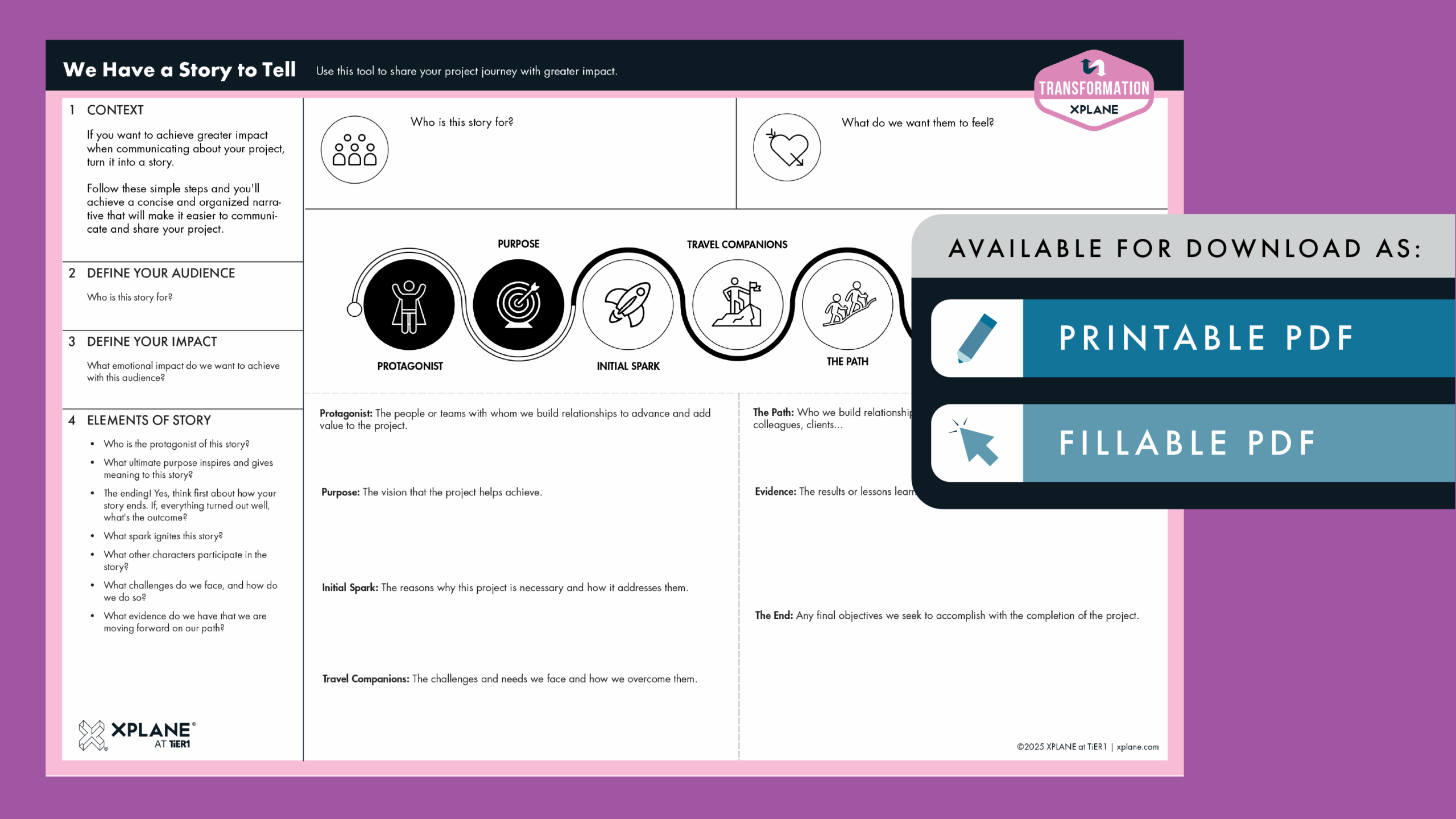 image of story to tell worksheet